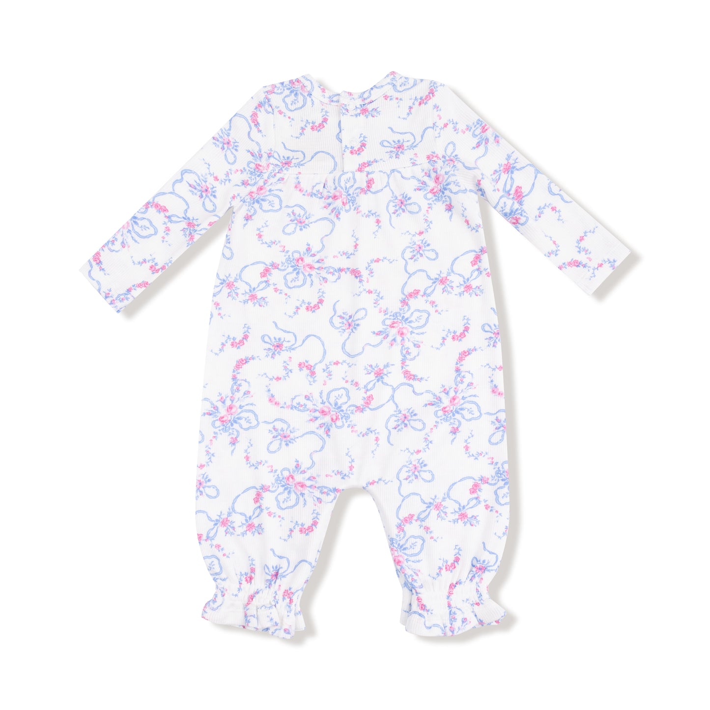 Ribbon Floral Fling - Cuff Romper