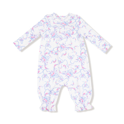 Ribbon Floral Fling - Cuff Romper