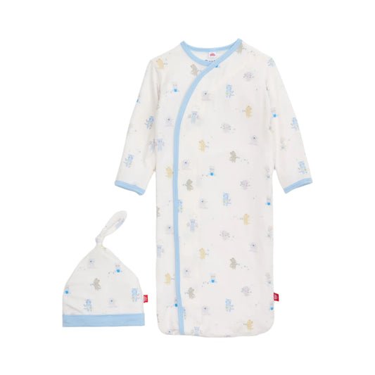 Blue Baby Beats Gown & Hat