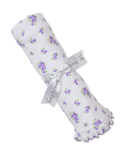 Roses & Blooms Blanket - Lilac