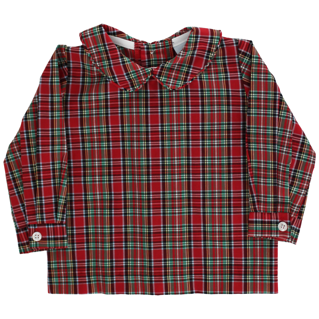Tartan Boys Piped Shirt