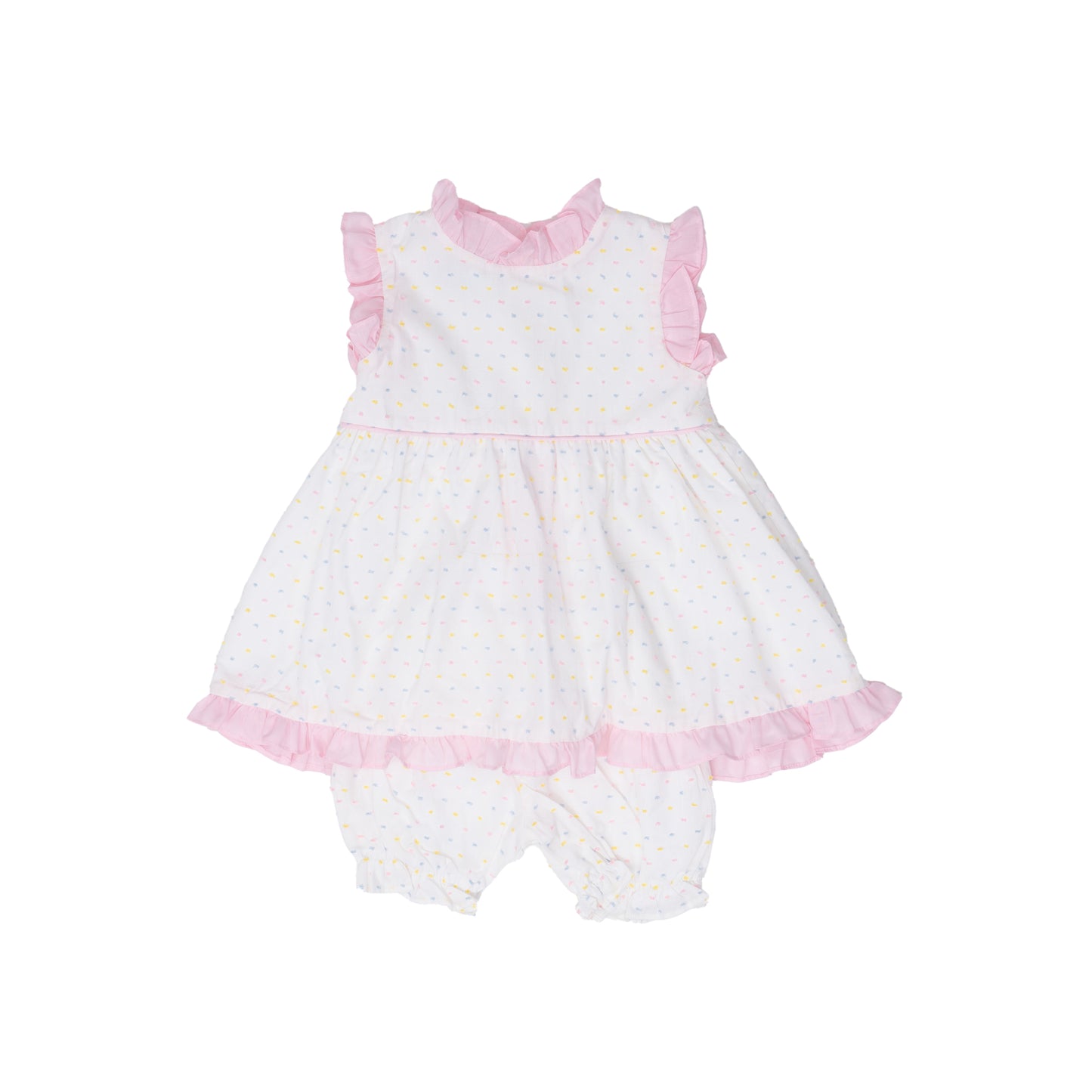 Raegan Bloomer Set - Pastel Swiss Dot