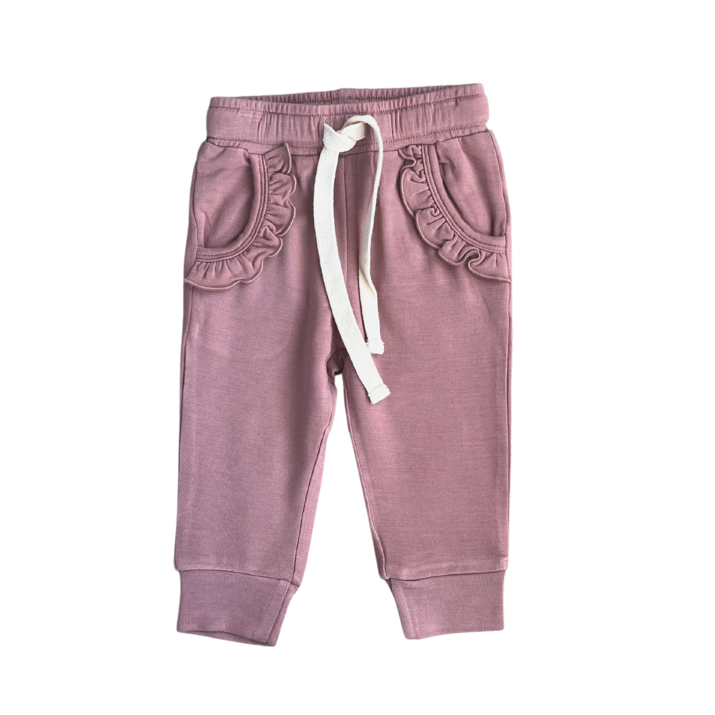 Burlwood - Girl's Ruffle Joggers