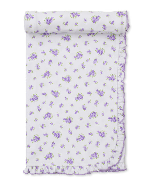 Roses & Blooms Blanket - Lilac