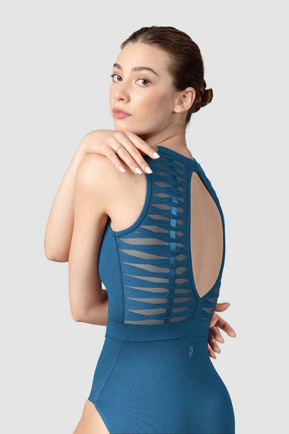 Leony Open Back Tank Leotard